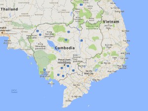 Cambodia Map