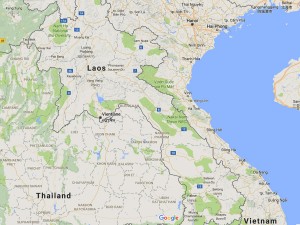 Laos Map