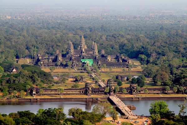Panoramic view of Angkor Wat