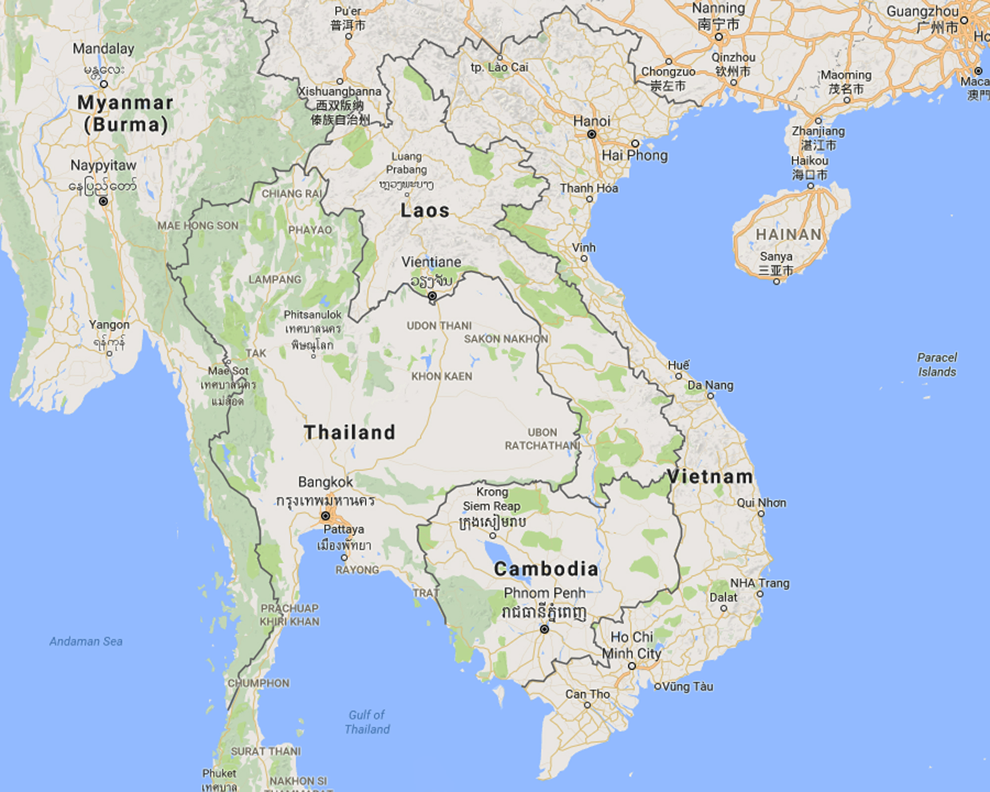 Vietnam Map Indochina Tours