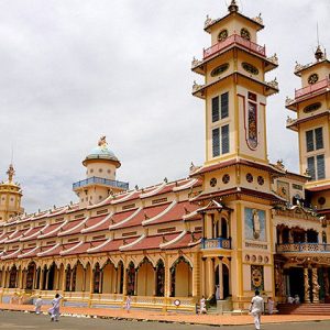 Cao Dai Holy See Temple - Indochina 25 Day Tour