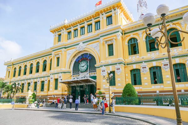 Central Post Office in Saigon - Multi-Country Asia tour