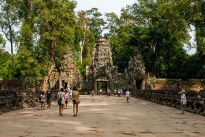 Entrance way to Preah Khan Temple