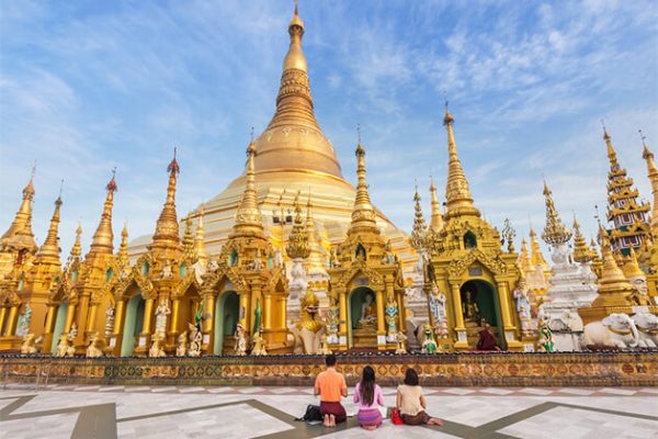 Golden Shwedagon Pagoda - Multi-Country Asia tour