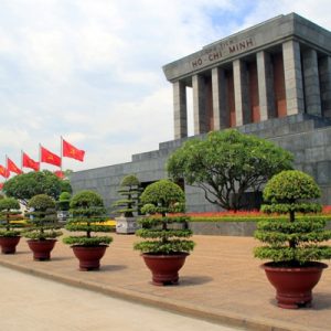 Ho Chi Minh Mausoleum in Ba Dinh Square