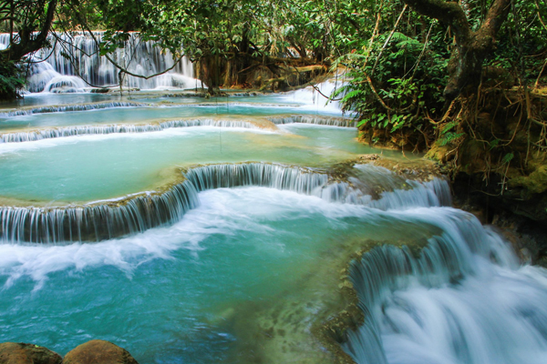 Kuang Si Waterfall Luang Prabang - 3 Week Tour in Indochina