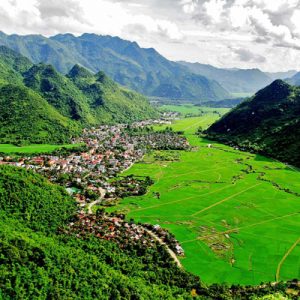 Panoramic view of Mai Chau -Indochina tour packages