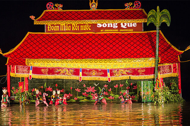 Saigon Water Puppet Show - Glance of Vietnam Cambodia 10 Days