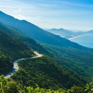 Scenic view from Hai Van Pass -Indochina tour packages