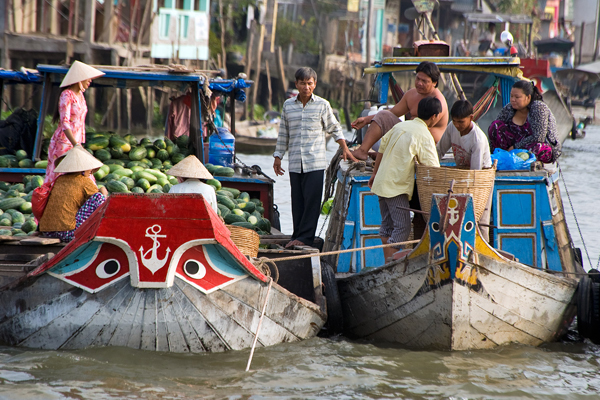 Cai Rang Floating Market -Indochina tour packages