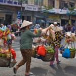 Street vendors in Saigon