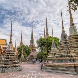 Stupas at Wat Pho