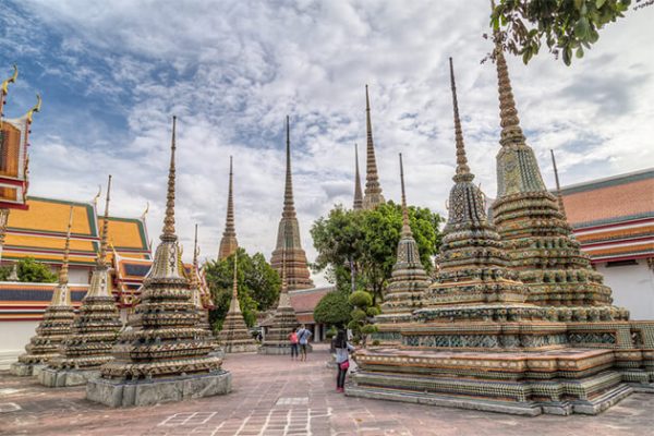 Stupas at Wat Pho