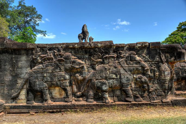 The Elephant Terrace of Angkor