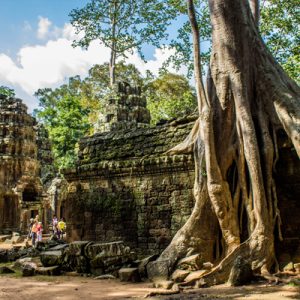 The temple of Ta Prohm