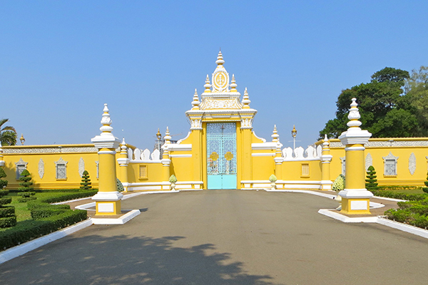 Gate to the Cambodian Royal Palace