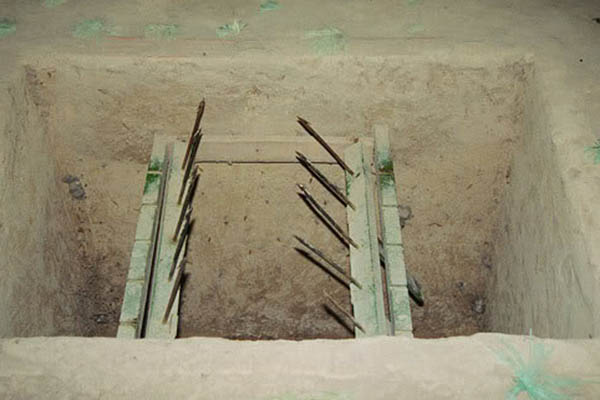 Klipping aronnit trap in Cu Chi Tunnels