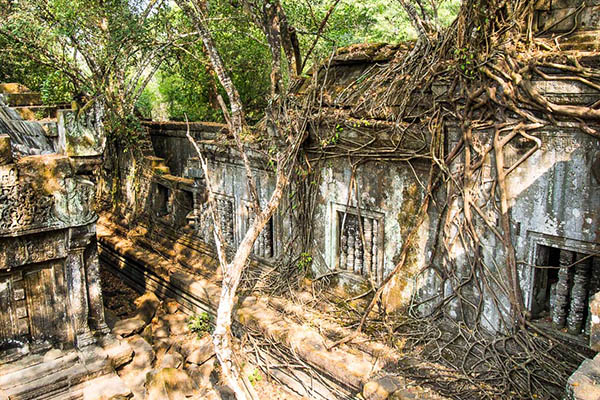 Nature now rules at Beng Mealea temple