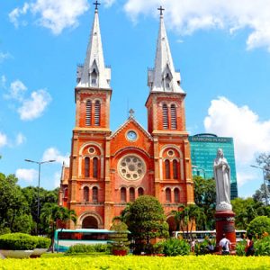 Saigon Notre Dame Cathedral -Indochina tour packages