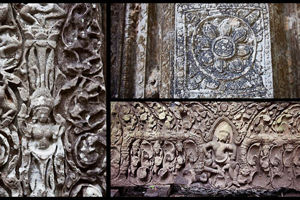 The relief of Beng Mealea temple