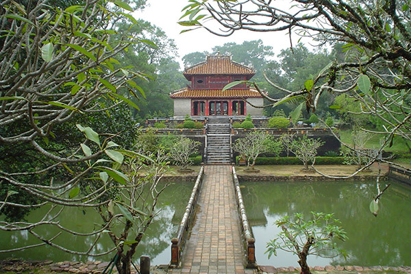 Trung Dao Brigde inside Imperial Tomb of Minh Mang