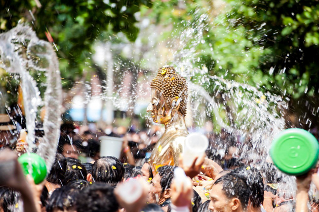 Taking part in the water festival should be the most wonderful