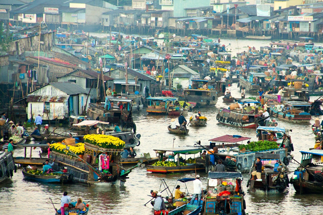 Cai Rang Floating Market