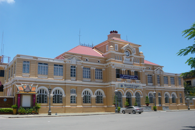 Central Post Office in Phnom Penh, Cambodia