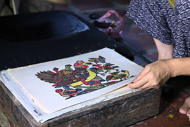 Dong Ho is a famous painting village in Bac Ninh Province