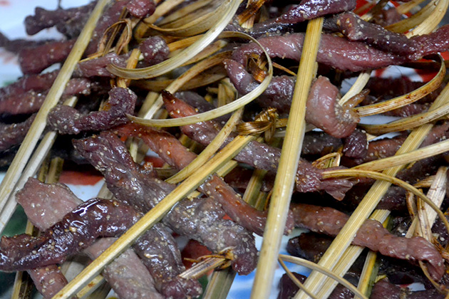 Laotian Beef Jerky or Sin Savanh