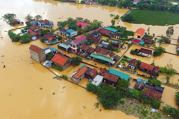 Flood and storm may occur from October to December
