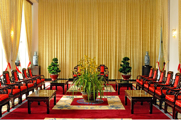 Reception room at the Reunification Palace