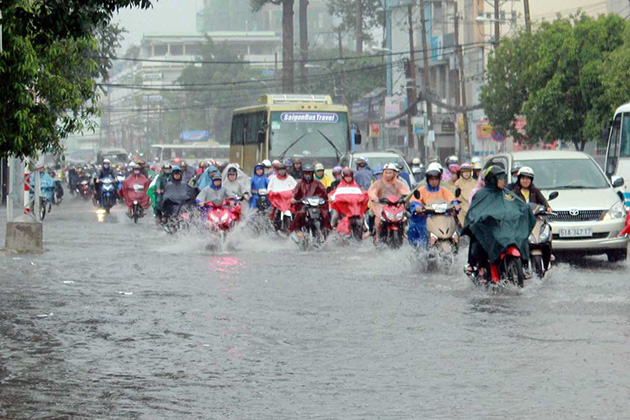 The rainy season in Ho Chi Minh City