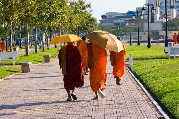 There are 2 seasons in Cambodia, wet Season and dry season