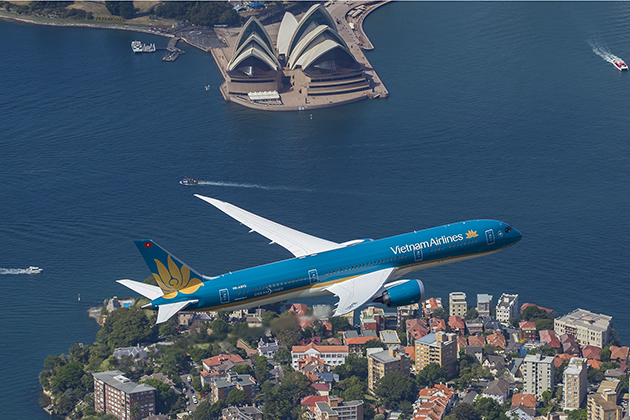 This is the third route of Vietnam airlines to Australia