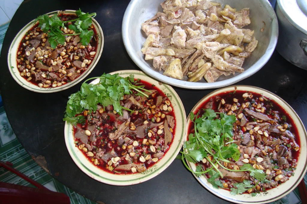 Duck blood pudding Vietnam