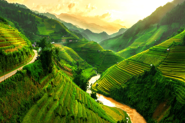 Vietnam is big travel land