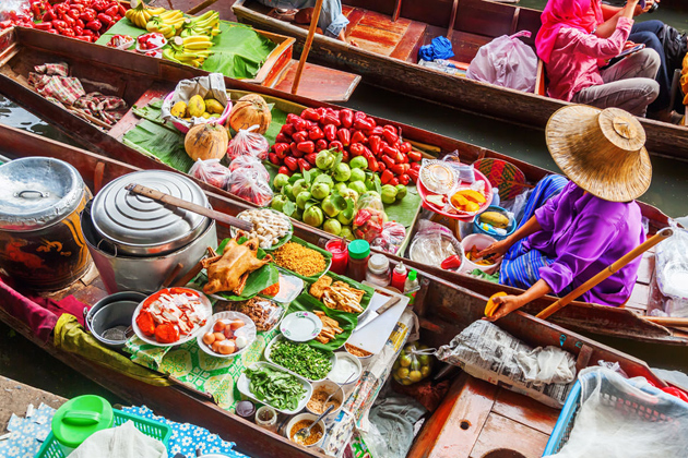 Bangkok Floating Market - Multi-Country Asia tour