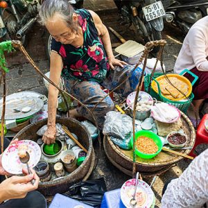 Streets food in Hue