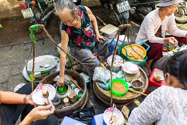 Streets food in Hue
