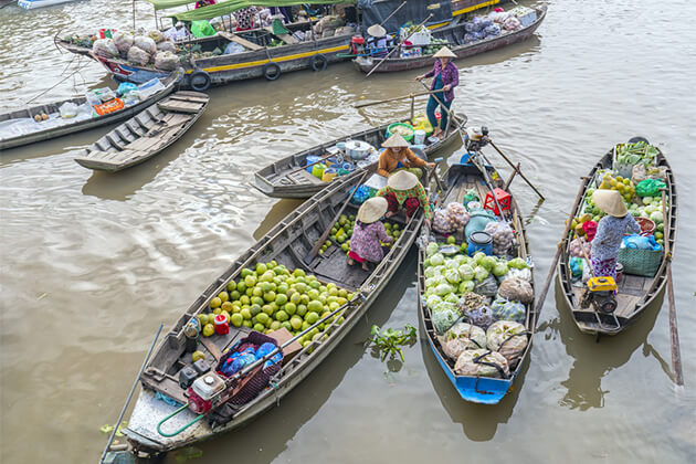 Cai Be Floating Market -Indochina tour packages