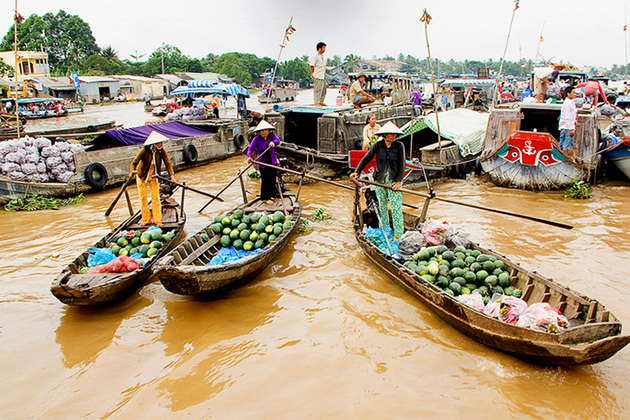 Cai Be Floating Market - Indochina Tour Packages