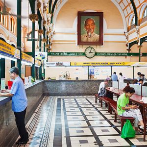 Inside Saigon Post Office