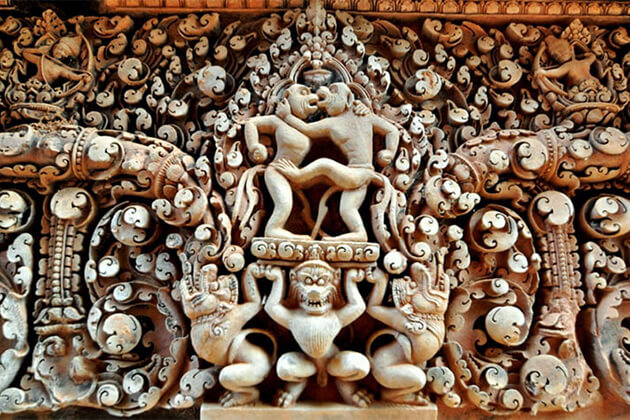 Unique Architecture of Banteay Srei Temple