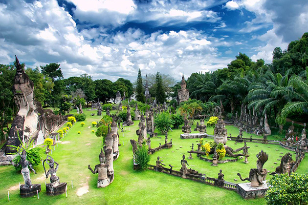 Buddha Park - Cambodia Laos travel itinerary