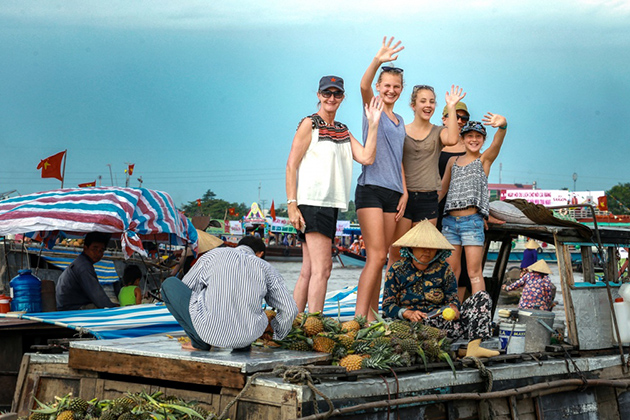 Cai Rang Floating Market -Indochina tour packages