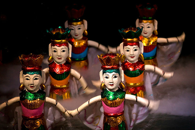 Water Puppet Show Hanoi - Vietnam Laos Tours