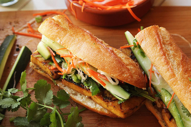 Vietnamese Sandwich - Typical Breakfast in Vietnam