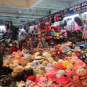 dong xuan market indochina tours