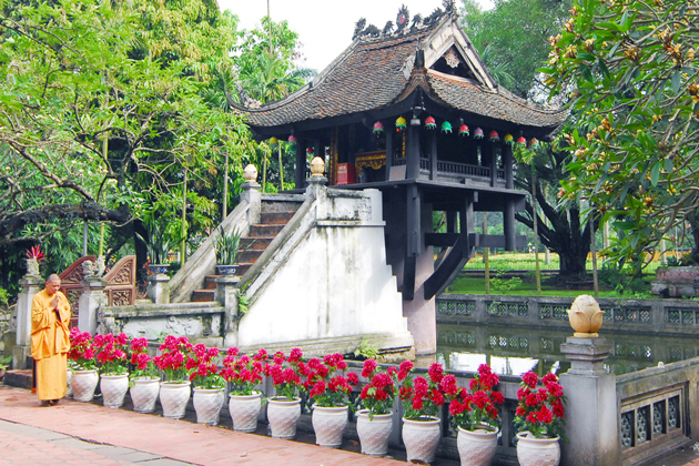 one pillar pagoda indochina tours